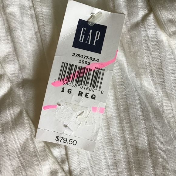 GAP White Women Jeans with Blue Accents - Picture 13 of 15